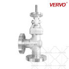 Stainless Steel Angle Electric 2" Globe Valve