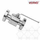 316l Stainless Steel Floating Ball Valve DN50 1500LB Flange Hard Seal Manual High Pressure Fixed